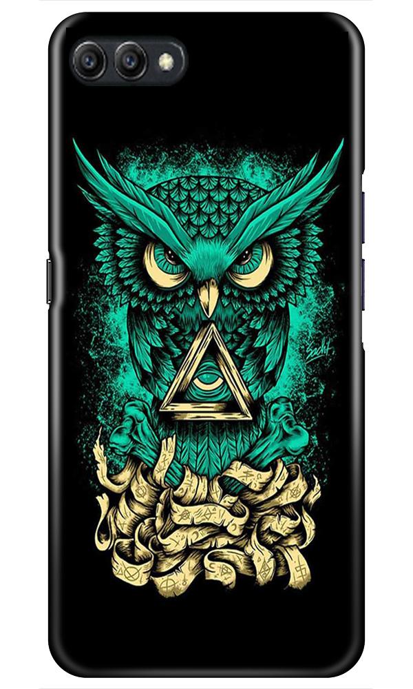 Owl Mobile Back Case for Oppo A3s  (Design - 358)