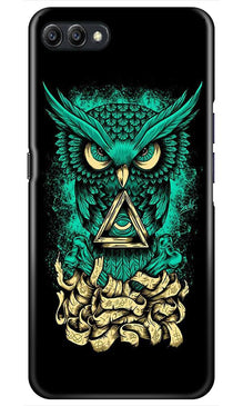 Owl Mobile Back Case for Realme C2  (Design - 358)