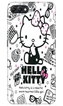 Hello Kitty Mobile Back Case for Realme C1  (Design - 361)