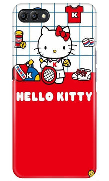 Hello Kitty Mobile Back Case for Realme C2  (Design - 363)