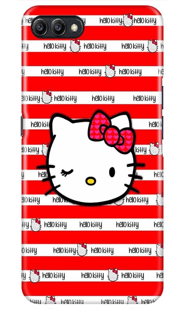 Hello Kitty Mobile Back Case for Oppo K1  (Design - 364)