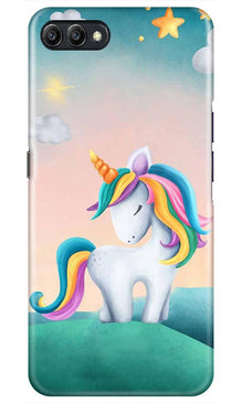 Unicorn Mobile Back Case for Oppo K1  (Design - 366)