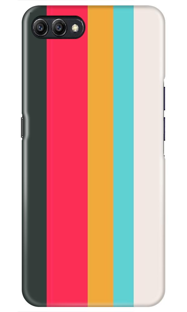 Color Pattern Mobile Back Case for Realme C1  (Design - 369)