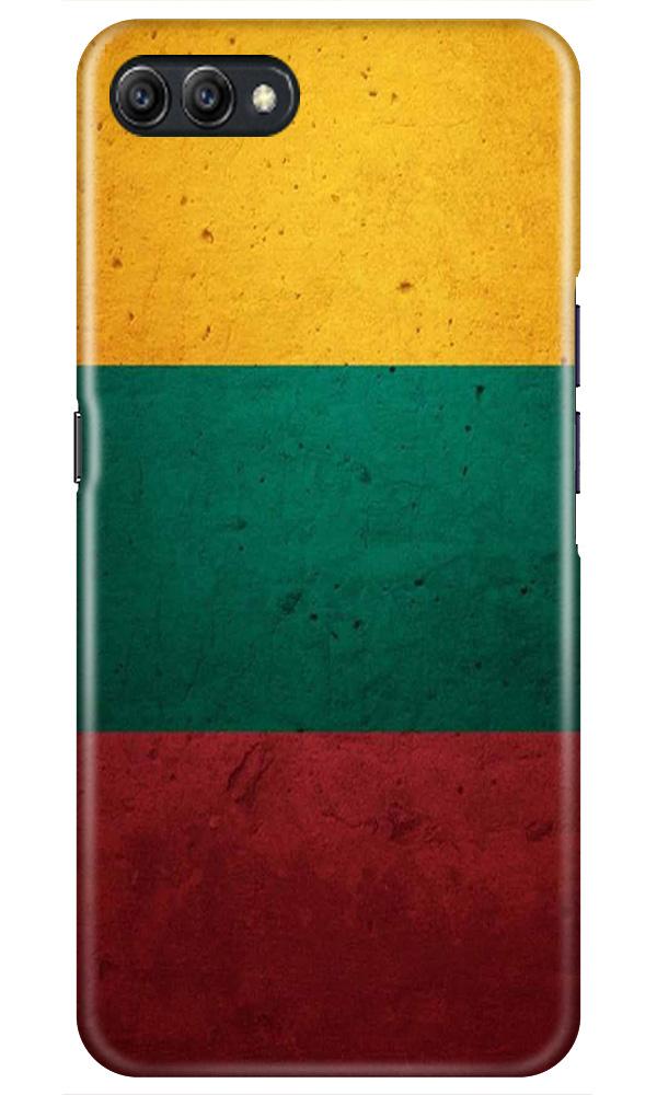 Color Pattern Mobile Back Case for Realme C1  (Design - 374)