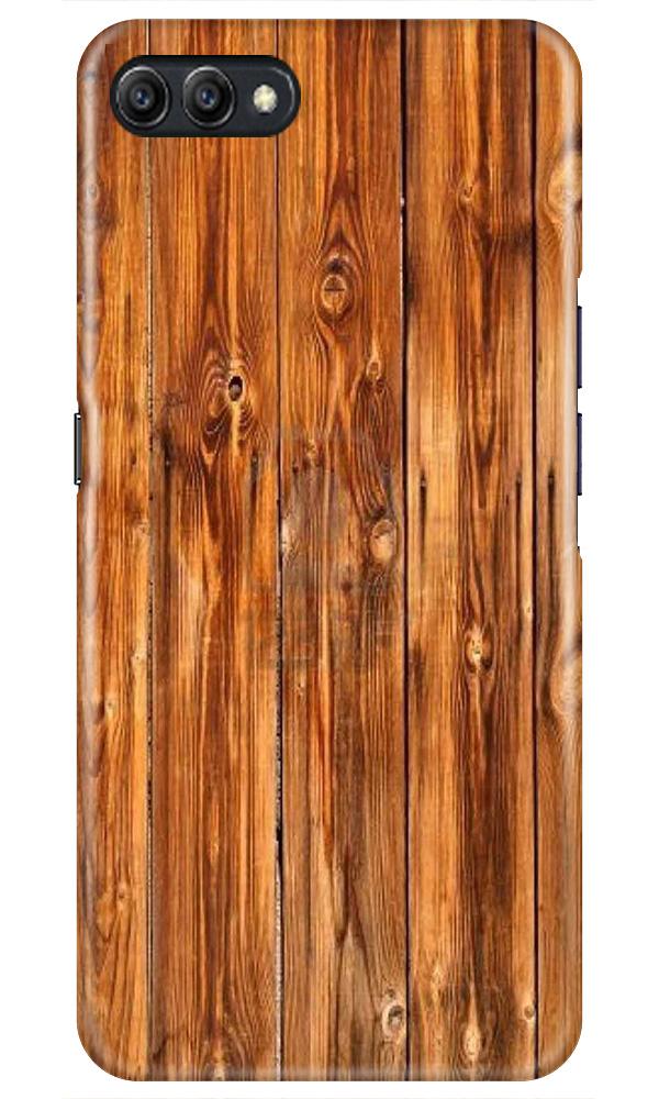 Wooden Texture Mobile Back Case for Oppo A3s  (Design - 376)