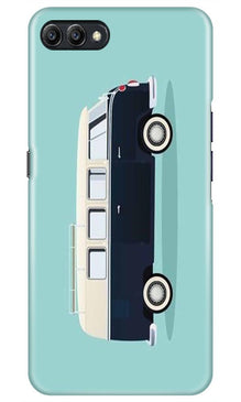Travel Bus Mobile Back Case for Realme C1  (Design - 379)