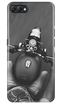 Royal Enfield Mobile Back Case for Realme C1  (Design - 382)