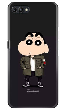 Shin Chan Mobile Back Case for Oppo A3s  (Design - 391)