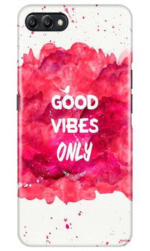 Good Vibes Only Mobile Back Case for Oppo K1  (Design - 393)
