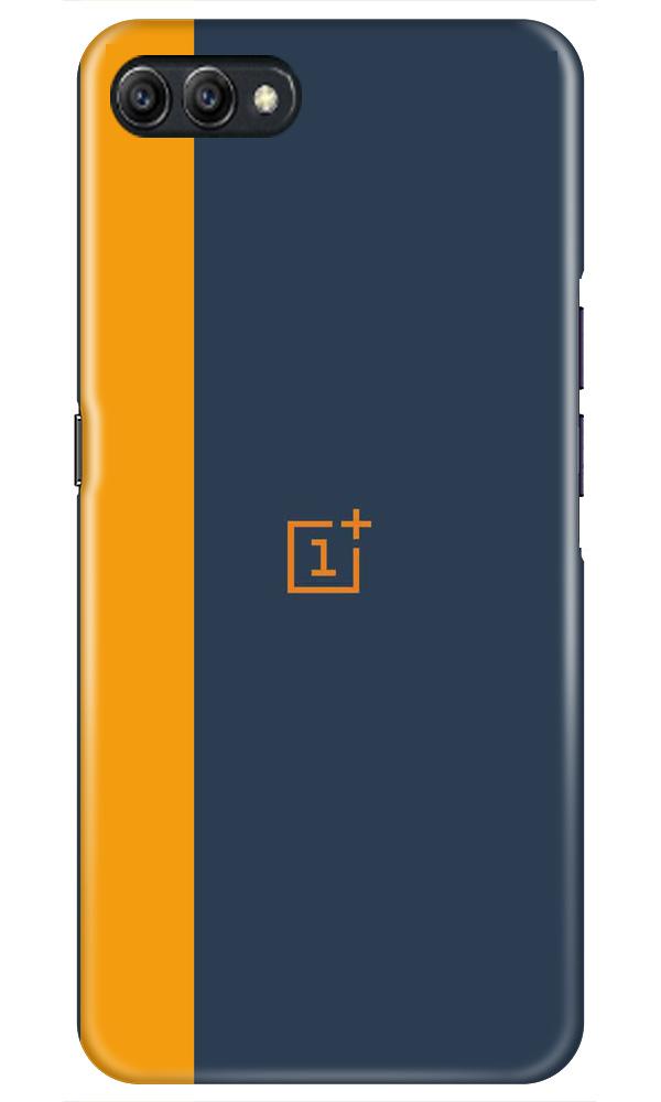 Oneplus Logo Mobile Back Case for Realme C1  (Design - 395)