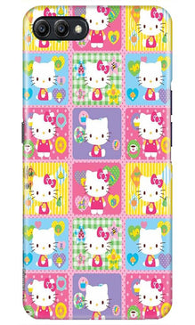 Kitty Mobile Back Case for Oppo A3s  (Design - 400)
