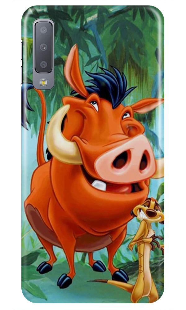 Timon and Pumbaa Mobile Back Case for Samung Galaxy A70s  (Design - 305)