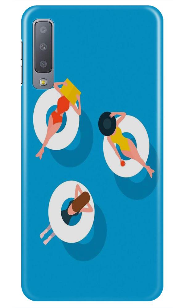 Girlish Mobile Back Case for Galaxy A7 (2018) (Design - 306)