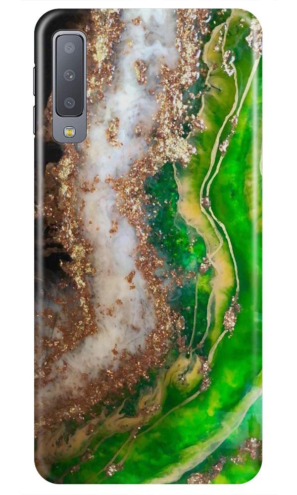 Marble Texture Mobile Back Case for Samung Galaxy A70s  (Design - 307)