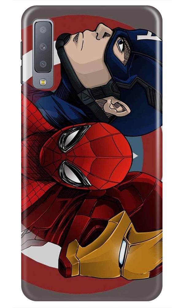 Superhero Mobile Back Case for Galaxy A7 (2018) (Design - 311)