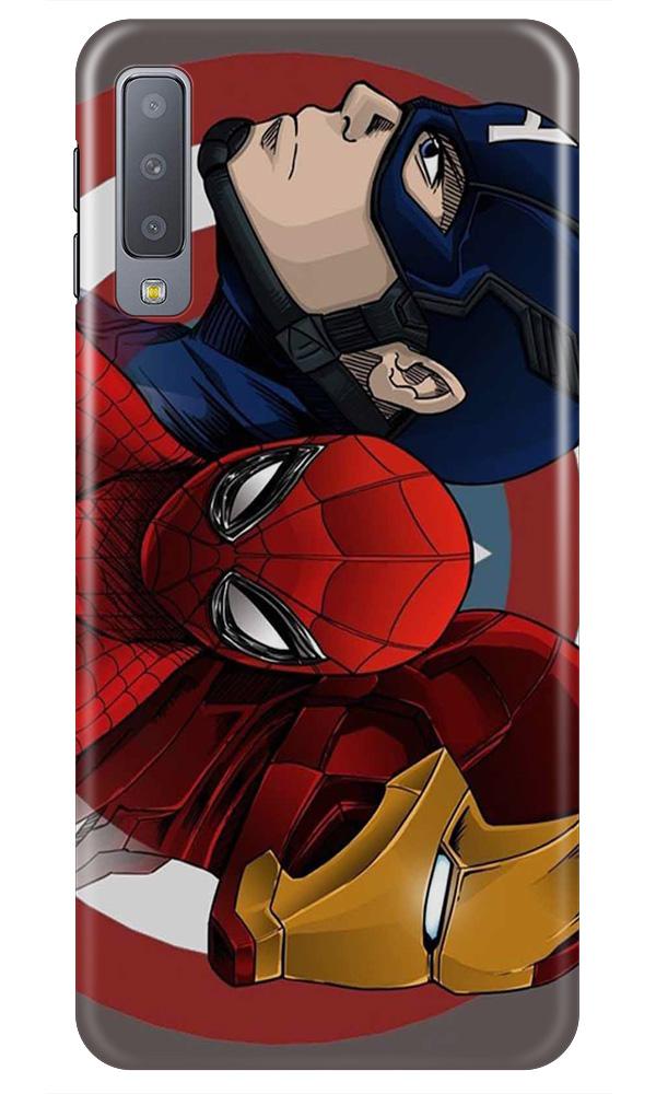 Superhero Mobile Back Case for Galaxy A7 (2018) (Design - 311)