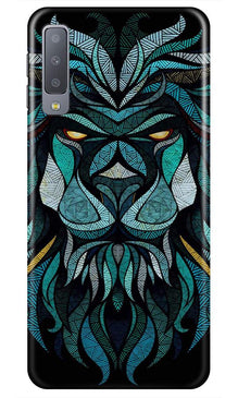 Lion Mobile Back Case for Samung Galaxy A70s  (Design - 314)