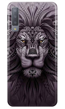 Lion Mobile Back Case for Galaxy A7 (2018) (Design - 315)