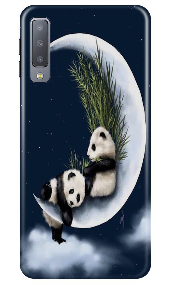 Panda Moon Mobile Back Case for Samung Galaxy A70s  (Design - 318)