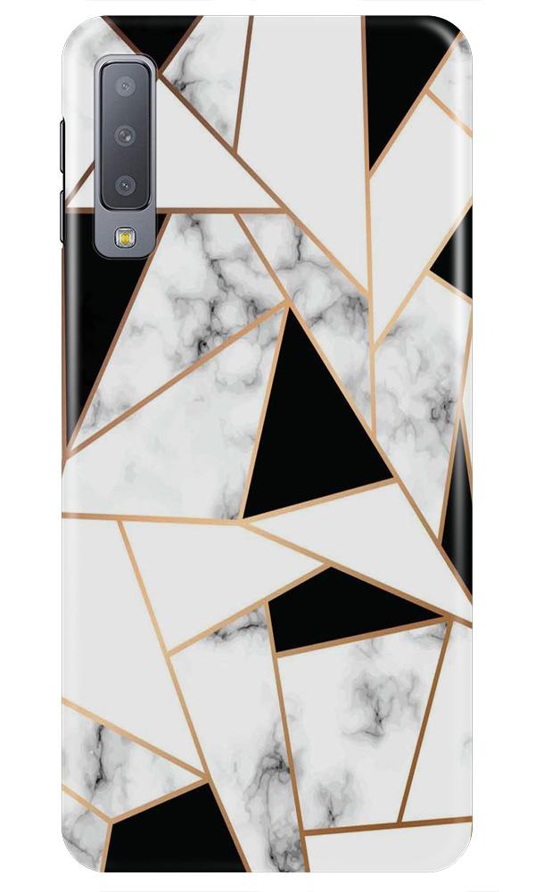 Marble Texture Mobile Back Case for Galaxy A7 (2018) (Design - 322)