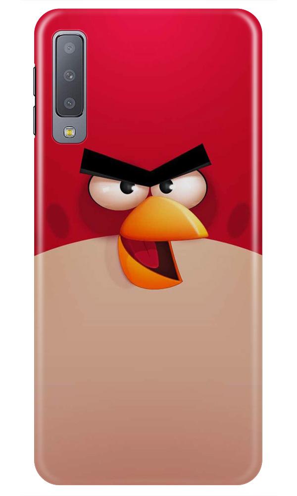 Angry Bird Red Mobile Back Case for Galaxy A7 (2018) (Design - 325)