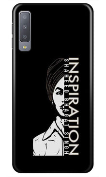 Bhagat Singh Mobile Back Case for Galaxy A7 (2018) (Design - 329)