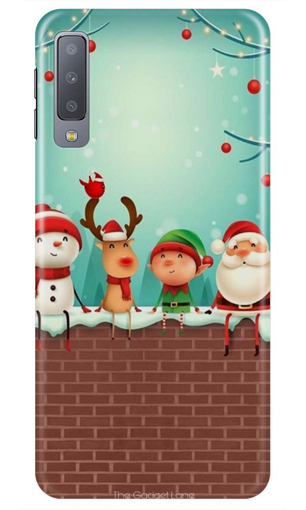 Santa Claus Mobile Back Case for Samung Galaxy A70s  (Design - 334)
