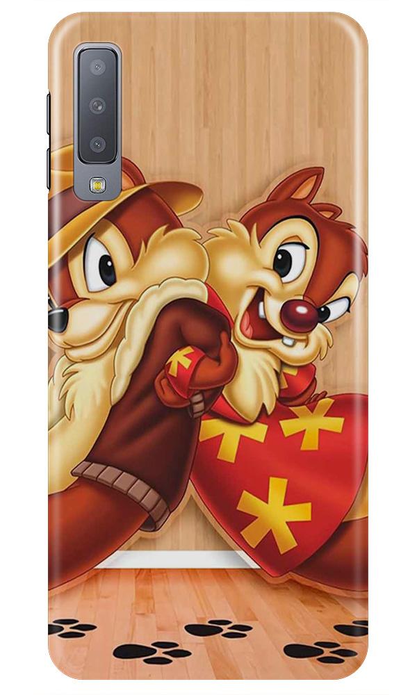 Chip n Dale Mobile Back Case for Galaxy A7 (2018) (Design - 335)