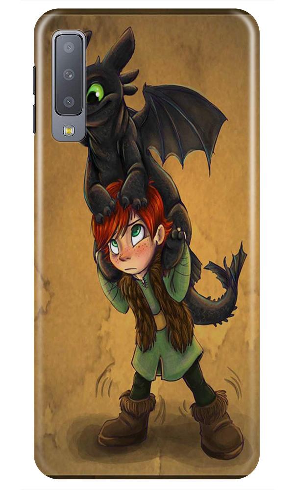 Dragon Mobile Back Case for Galaxy A7 (2018) (Design - 336)