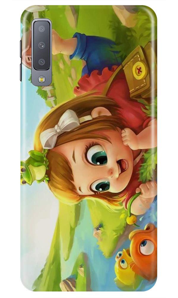 Baby Girl Mobile Back Case for Samsung Galaxy A50s(Design - 339)
