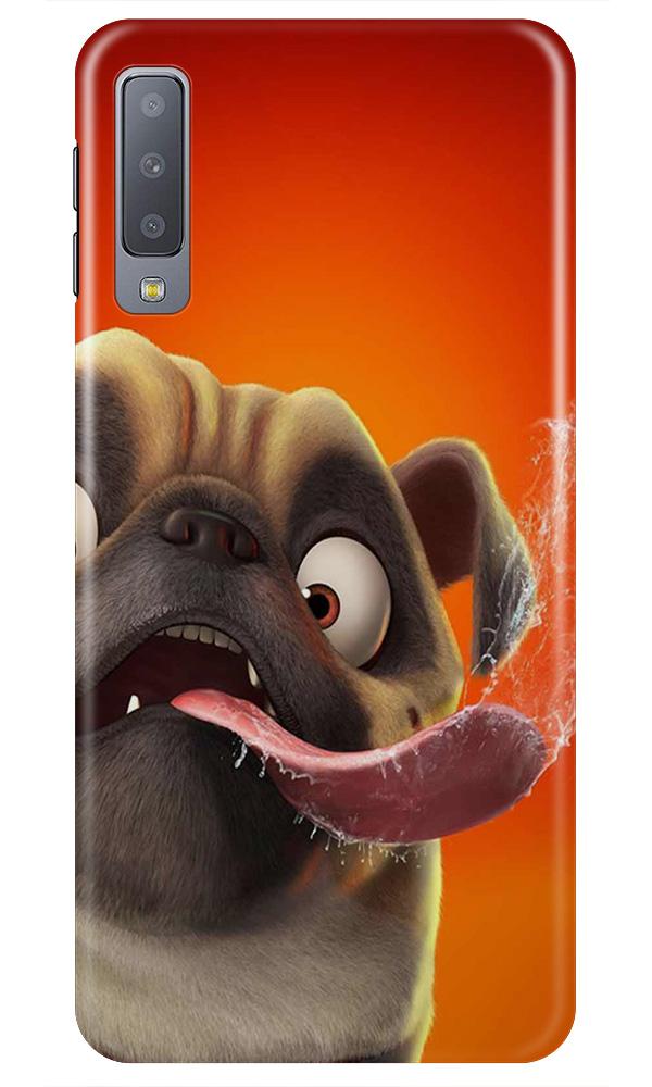 Dog Mobile Back Case for Galaxy A7 (2018) (Design - 343)