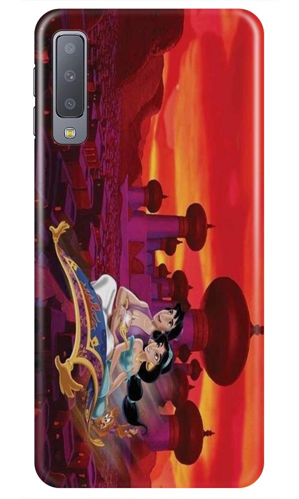 Aladdin Mobile Back Case for Galaxy A7 (2018) (Design - 345)