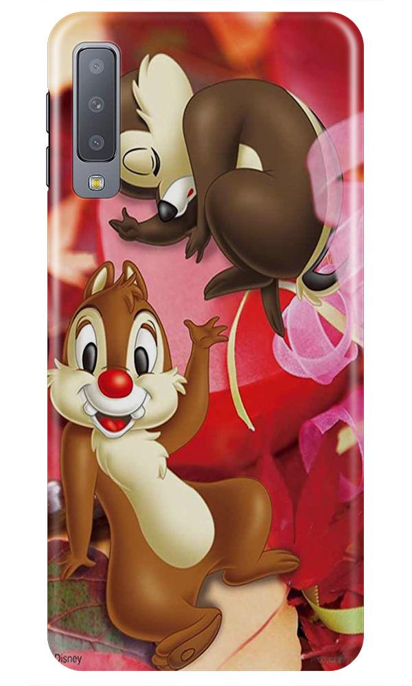 Chip n Dale Mobile Back Case for Galaxy A7 (2018) (Design - 349)