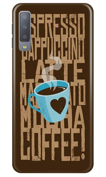 Love Coffee Mobile Back Case for Samsung Galaxy A50s  (Design - 351)