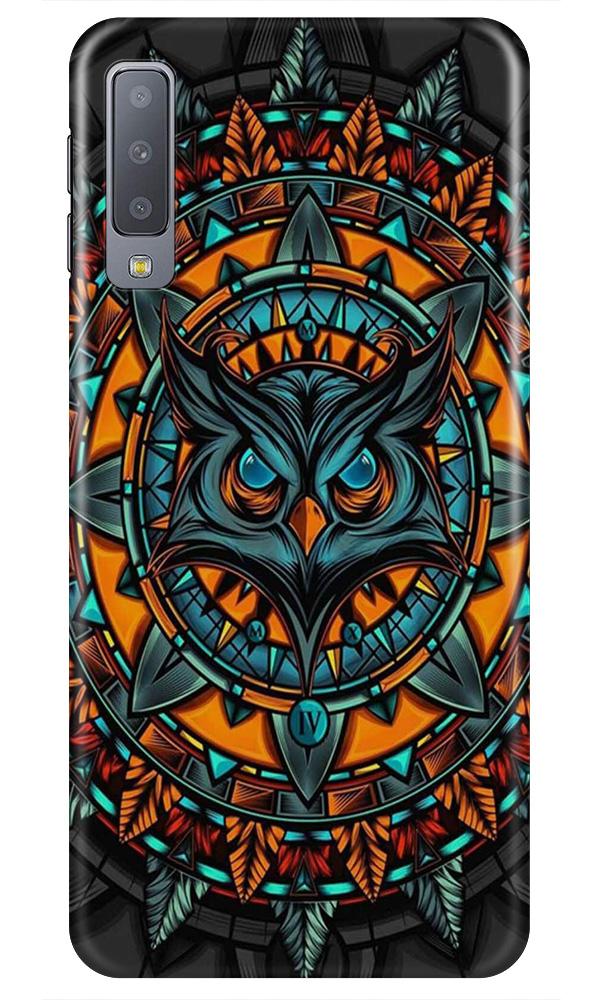 Owl Mobile Back Case for Samsung Galaxy A50 (Design - 360)