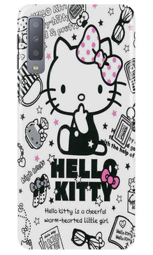Hello Kitty Mobile Back Case for Samung Galaxy A70s  (Design - 361)