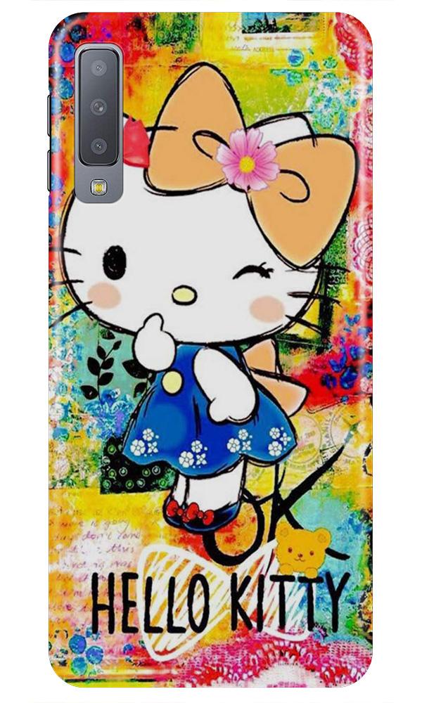 Hello Kitty Mobile Back Case for Samung Galaxy A70s  (Design - 362)