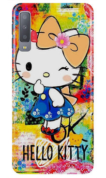 Hello Kitty Mobile Back Case for Samsung Galaxy A50s  (Design - 362)