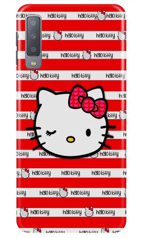 Hello Kitty Mobile Back Case for Samsung A50 (Design - 364)