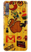 Wooden Texture Mobile Back Case for Samsung A50 (Design - 367)