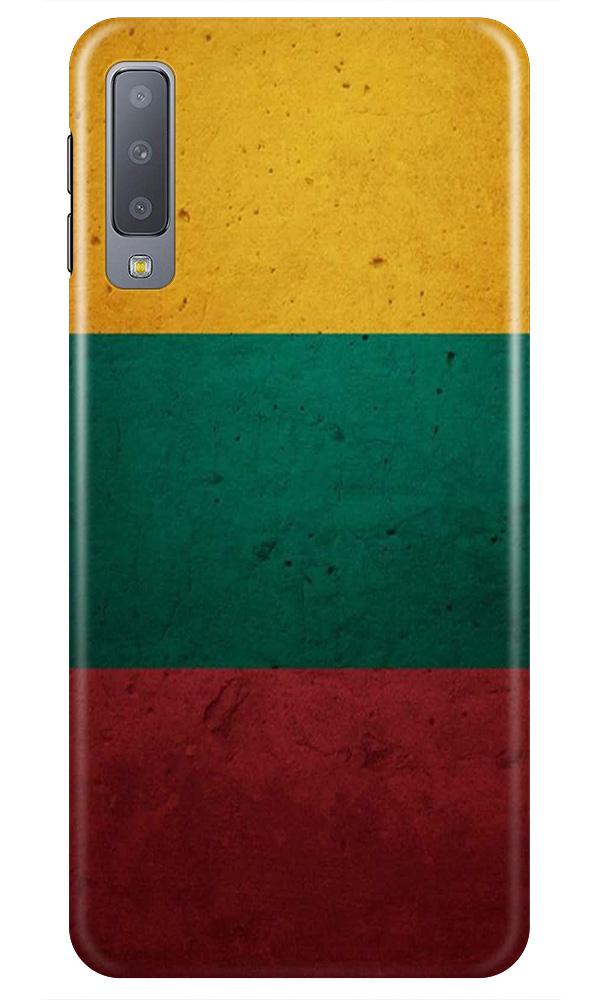 Color Pattern Mobile Back Case for Galaxy A7 (2018) (Design - 374)