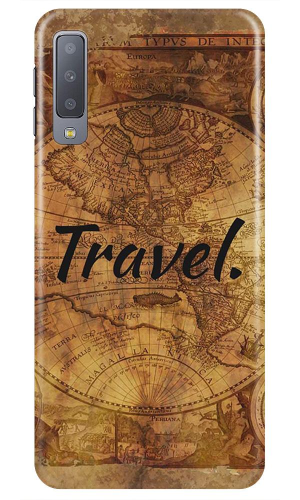 Travel Mobile Back Case for Galaxy A7 (2018) (Design - 375)