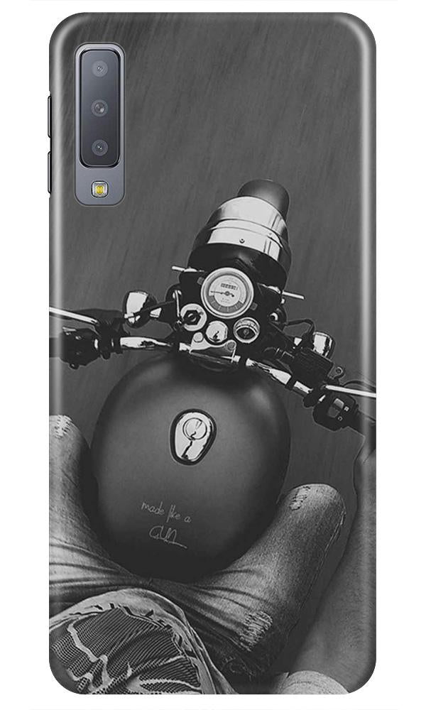 Royal Enfield Mobile Back Case for Galaxy A7 (2018) (Design - 382)