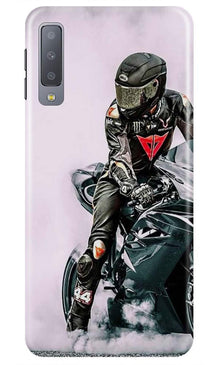 Biker Mobile Back Case for Samsung Galaxy A50s  (Design - 383)
