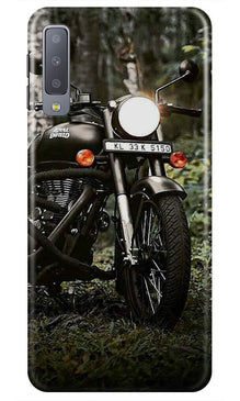 Royal Enfield Mobile Back Case for Galaxy A7 (2018) (Design - 384)