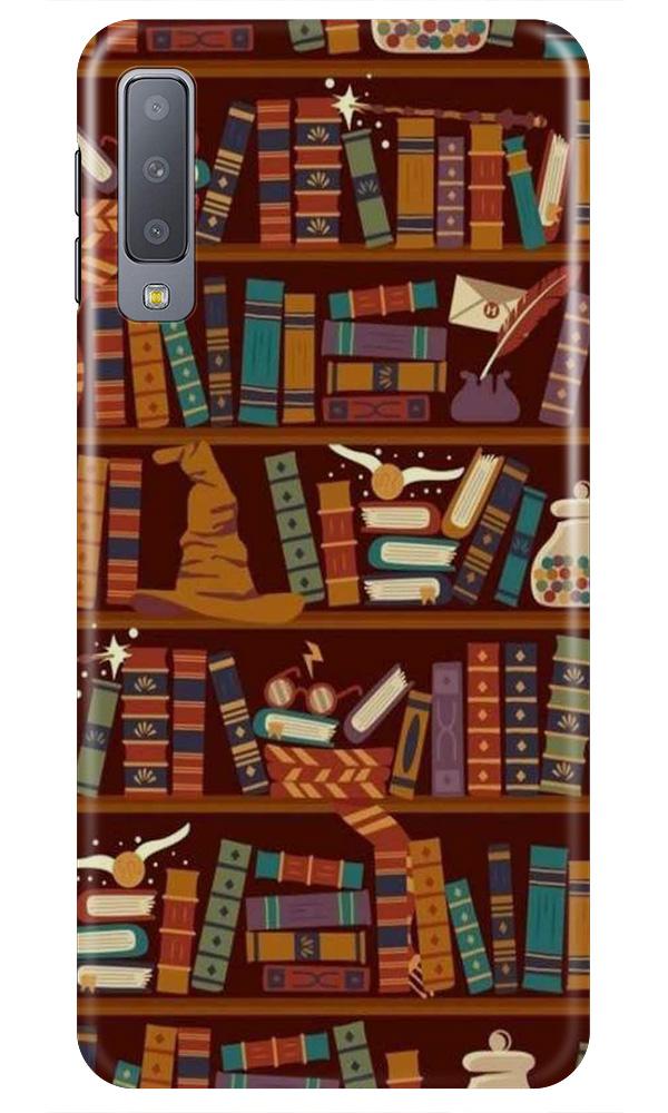 Book Shelf Mobile Back Case for Samsung Galaxy A50s(Design - 390)