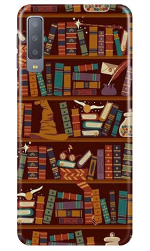 Book Shelf Mobile Back Case for Samsung Galaxy A50s  (Design - 390)