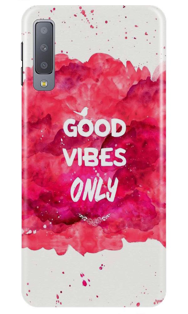 Good Vibes Only Mobile Back Case for Samsung Galaxy A50s  (Design - 393)