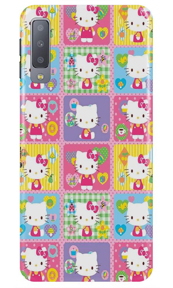 Kitty Mobile Back Case for Galaxy A7 (2018) (Design - 400)