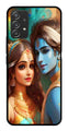 Lord Radha Krishna Metal Mobile Case for Samsung Galaxy A52 4G   (Design No -01)